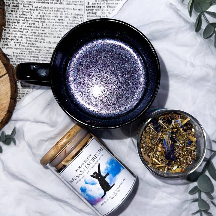 Moon Street Kits - Wholesale Loose Tea - Infusión Espiritual: Té de Hierbas con Glitter Comestible8