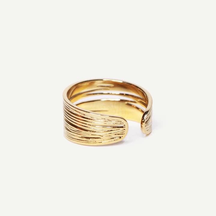 Caprice Paris - Wholesale Band/Stacked Ring - Rita Gold filament ring | Handmade jewelry in France4