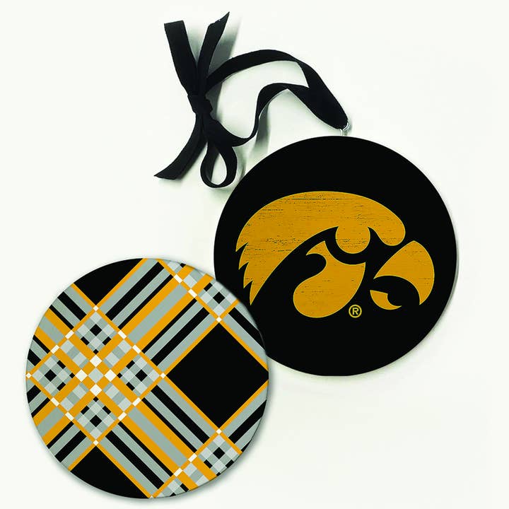 Kendrick Home - Wholesale Ornament - Bold Logo University Of Iowa Ornament