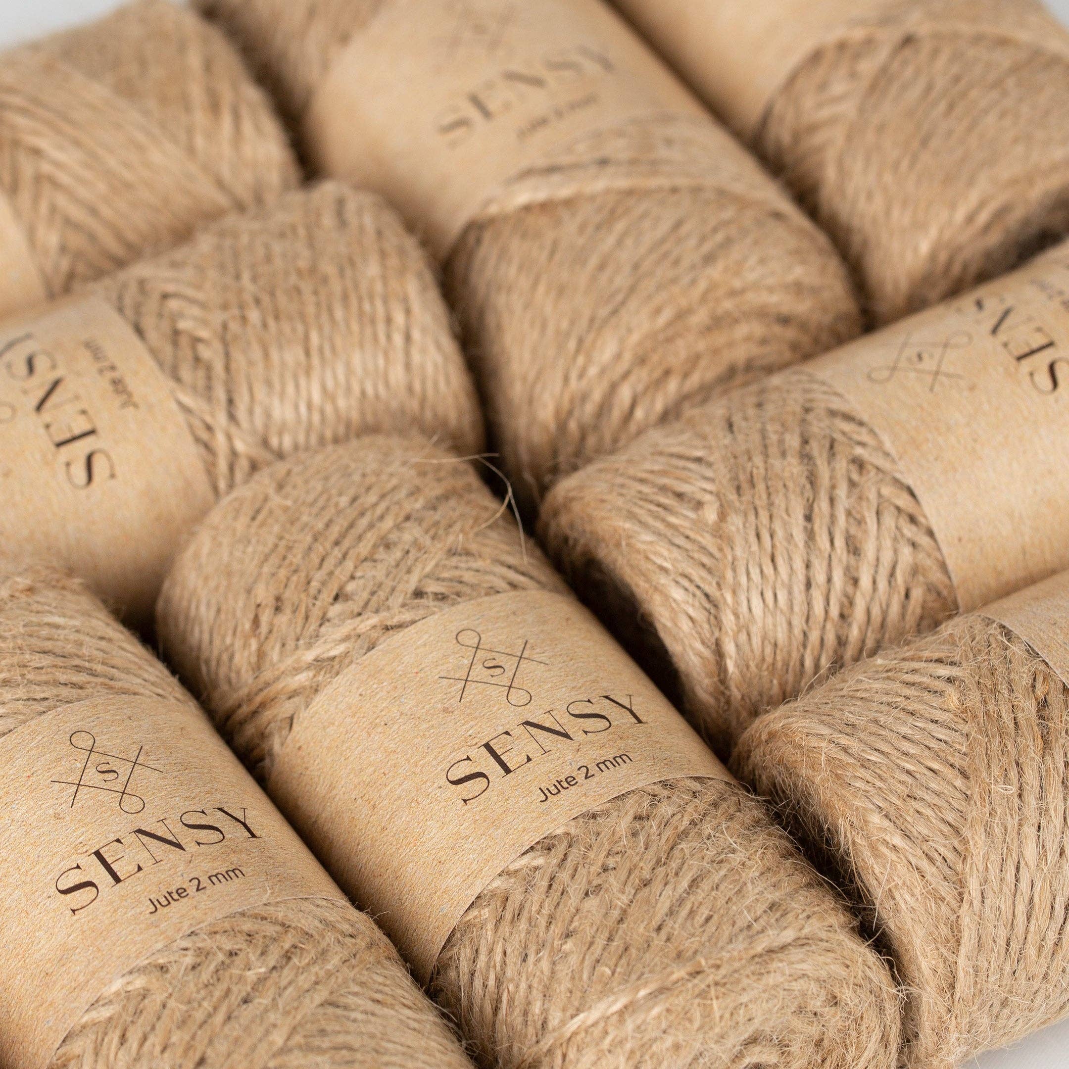 Sensy - Wholesale Twine - Sensy Premium Natural Jute Twine Best Arts Crafts Gift Twine Christmas Twine Durable Packing String (328 Feet)7