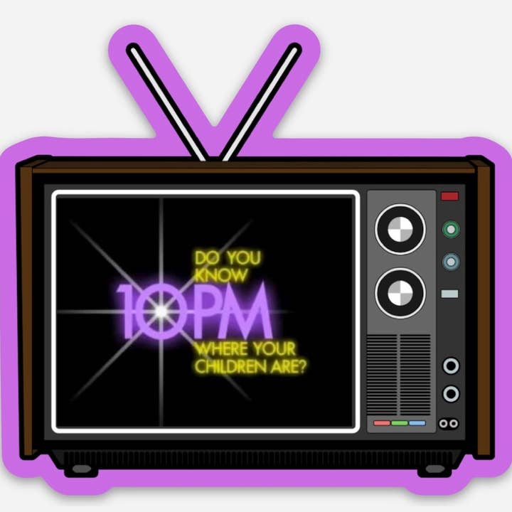 Sono le 22:00 - Adesivo GenX per la vendita all'ingrosso da parte di Peace, Love and Sarcasm