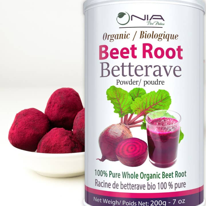 Nia Pure Nature Inc. - Wholesale Protein/Superfood Powder - Organic Beetroot Powder - 200g