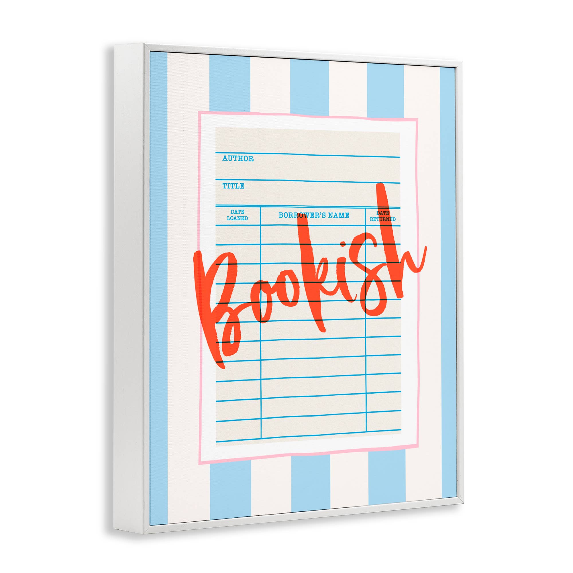 Stupell Industries - Wholesale Wall Sign - Bookish Library Card - Framed Wall Art15