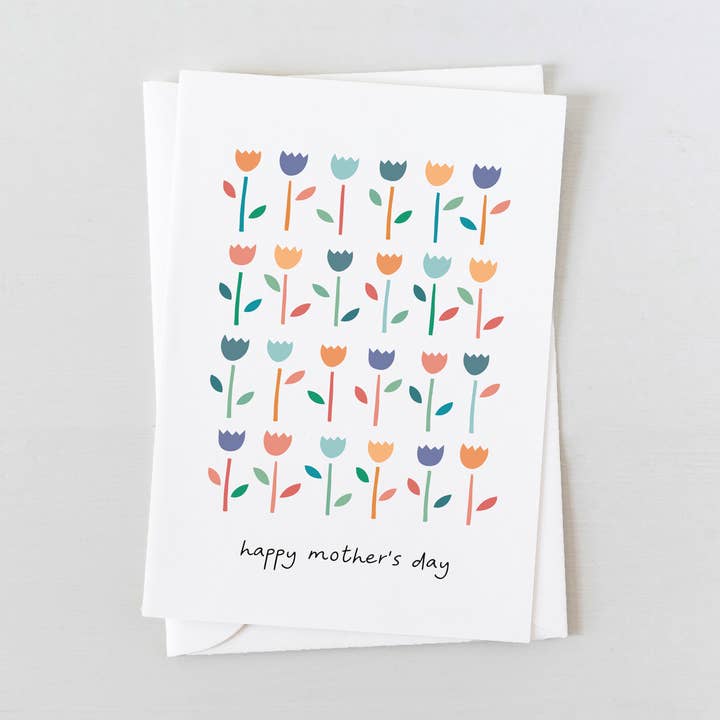 Carte Tulipes A2 pour la fête des mères pour la vente par Laura Sevigny Design