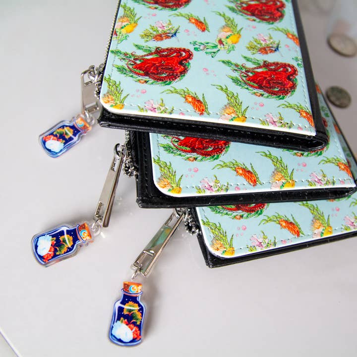 The Slug And Kraken - Wholesale Wallet - Women's - Rockabilly Octopus Wallet, Octopus and reef wallet2