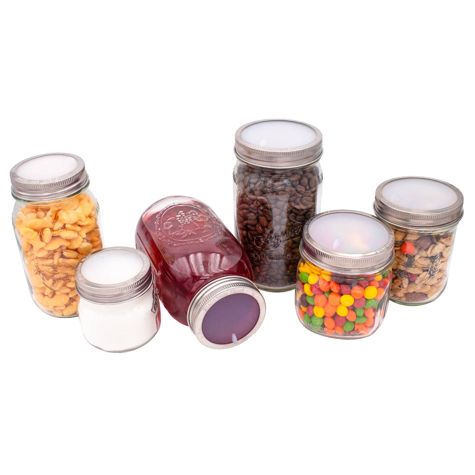 Mason Jar Lifestyle - Wholesale Food Storage Container - Platinum Cured, Leak Proof Silicone Sealing Lid Liners7