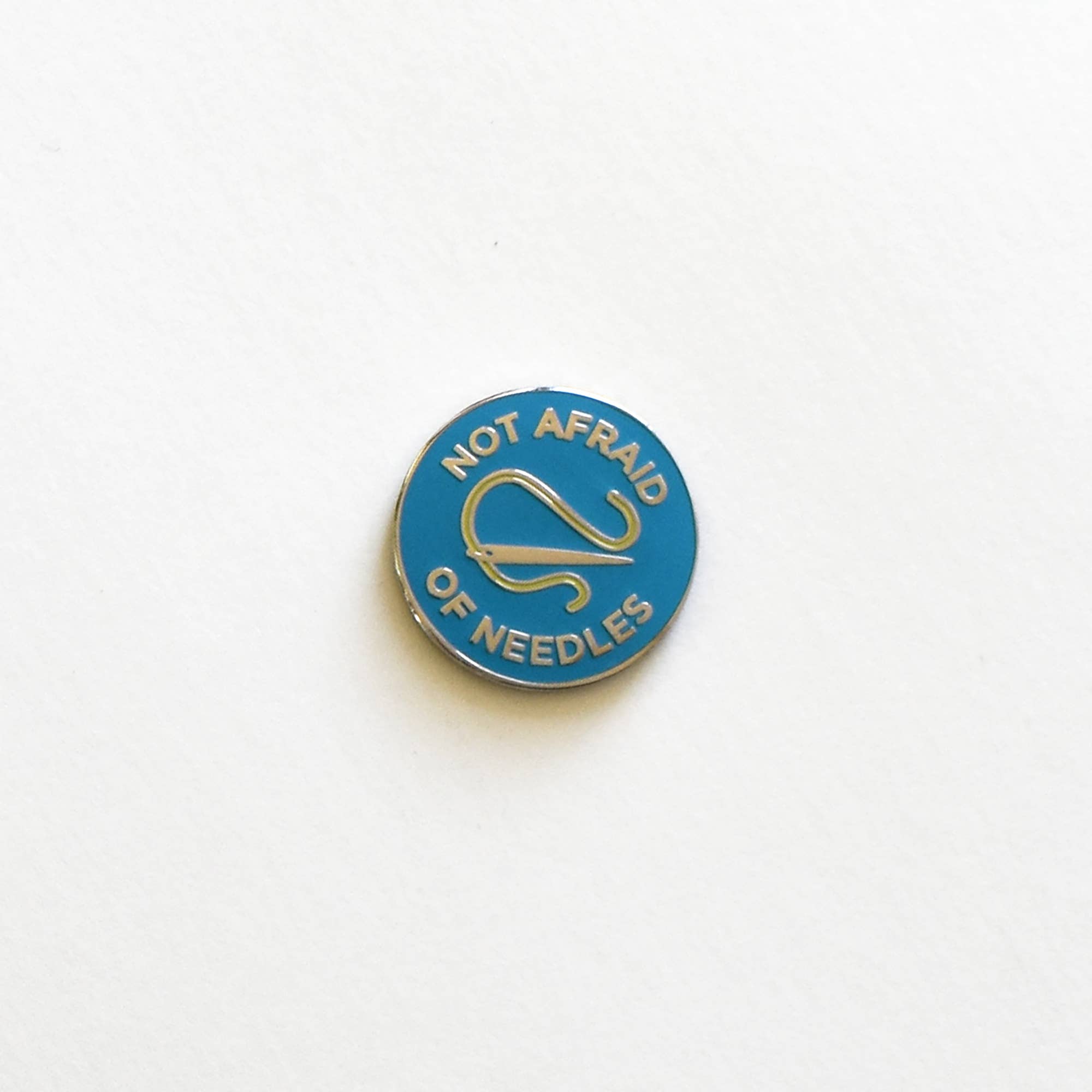 City of Industry - Wholesale Lapel Pin/Button - Not Afraid of Needles Magnetic Pin or Needleminder