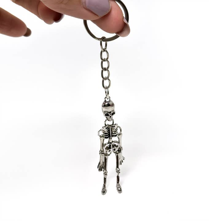 Rainbow Unicorn Birthday Surprise - Wholesale Keychain - Unisex - Dancing Bones 💀 Skeleton Key Chain2