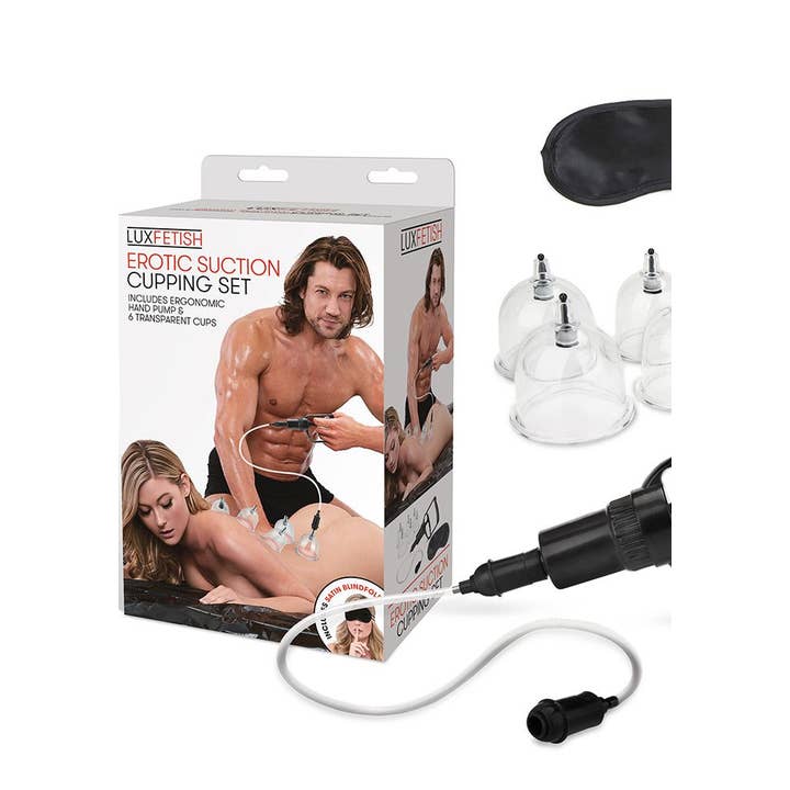 Clear Lux Fetish Erotic Suction Cupping Set LF5315 for wholesale on Faire1