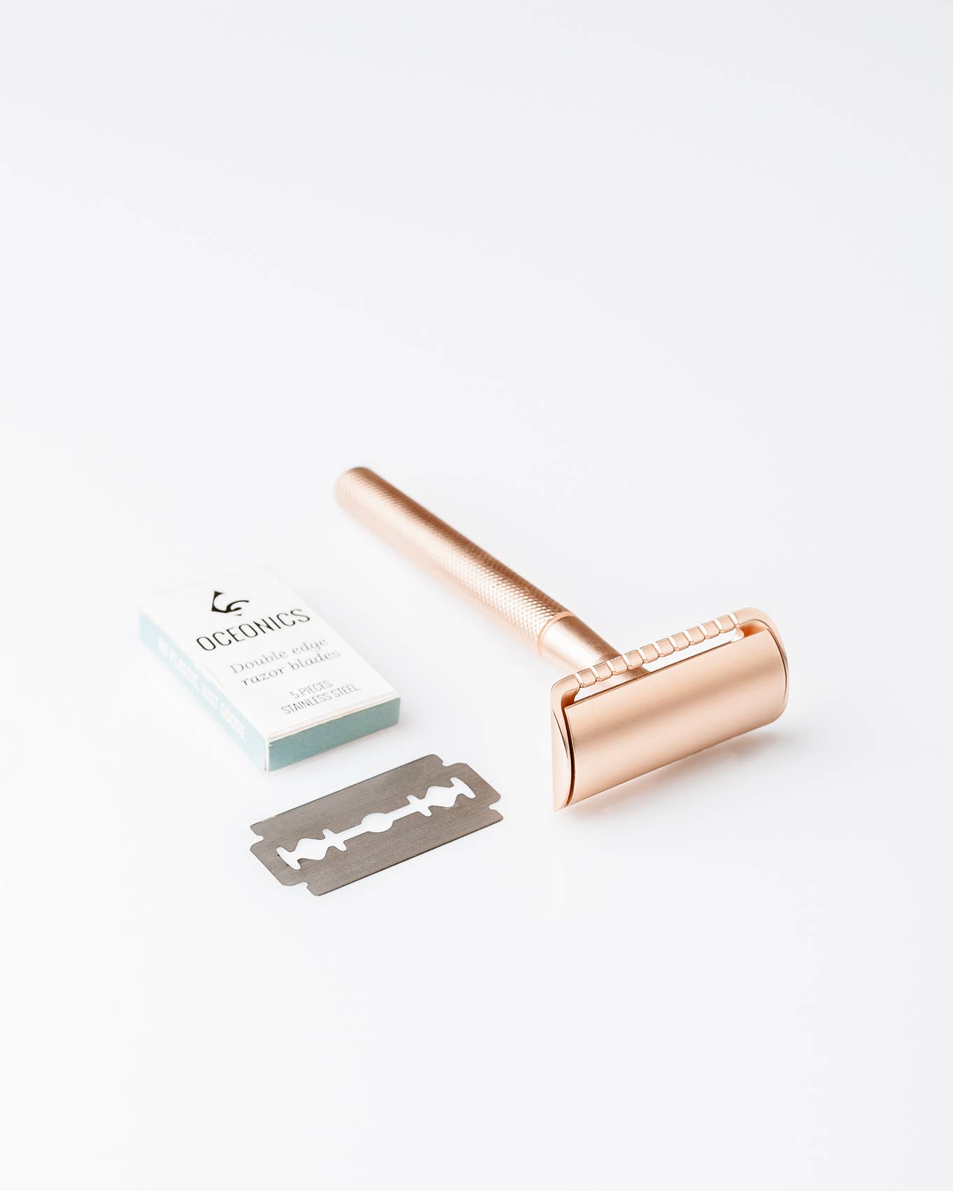 Oceonics - Wholesale Razor - Safety Razor Rosé Round - zero waste - sustainable shaving1