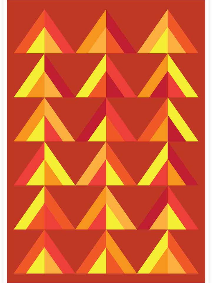 Art abstrait numérique Forest Fire pour la vente par The Underdog Print Shop