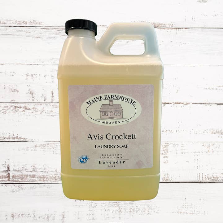Laundry Soap Avis Crockett's Lavender Scent 64 oz for wholesale by Maine Farmhouse Brands