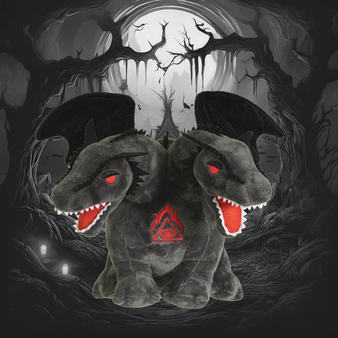 Pacific Trading – wholesale Stuffed/plush toy – Kids & baby – Hellion Stuffed Plush Double-Headed Dragon1