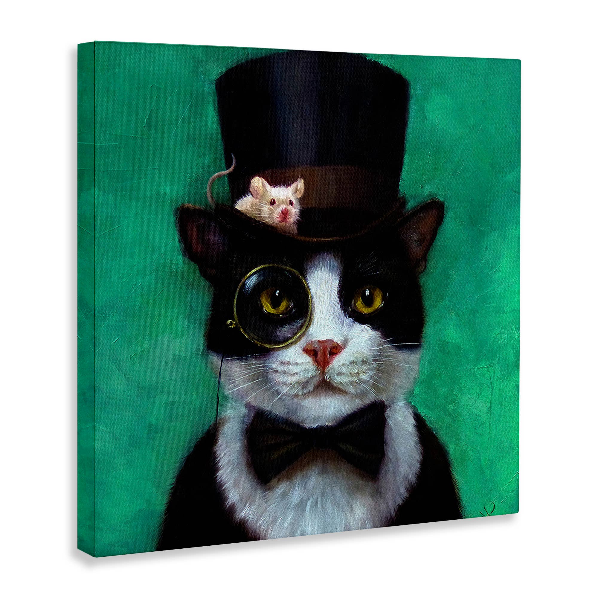 Stupell Industries - Wholesale Wall Decor - Kids & Baby - Good Sir Top Hat Cat Canvas5