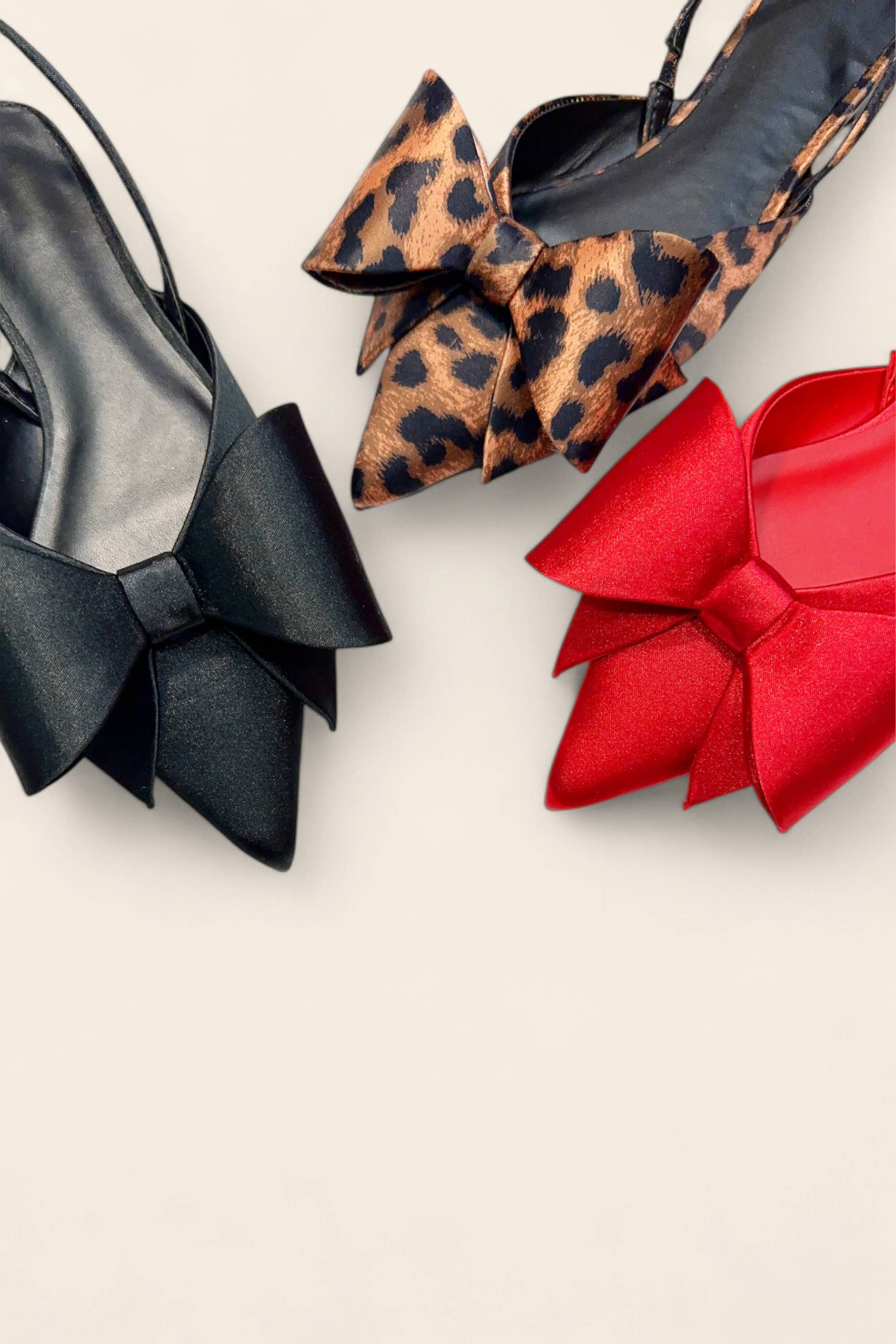 CCOCCI - Wholesale Flats - Women's - RATIONAL-22 SATIN BOW FLAT1