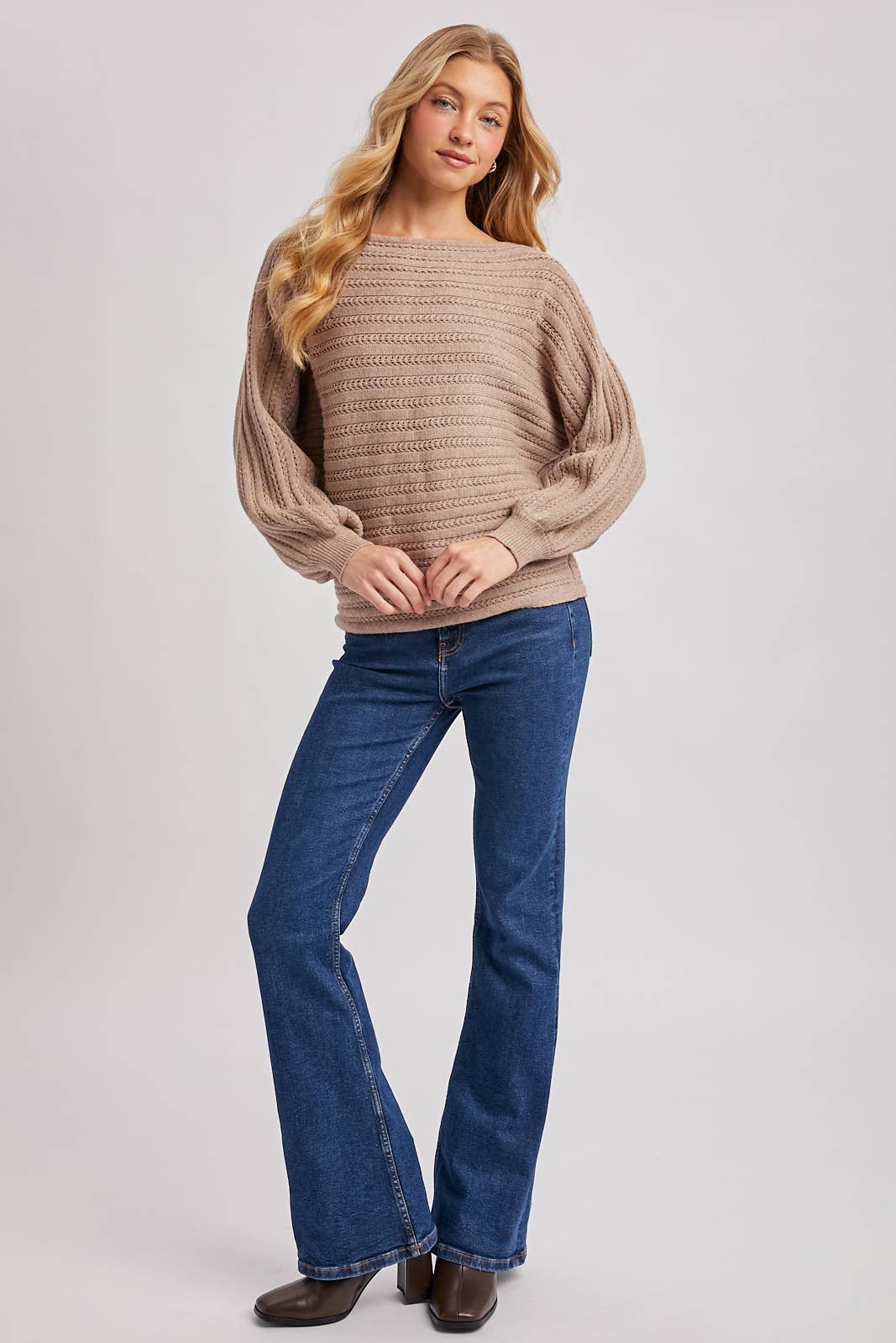 Bluivy - Vente Pull en maille – femme - PULL TEXTURÉ POLYVALENT29