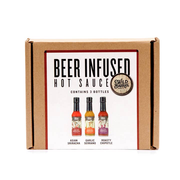 Swag Brewery - Wholesale Hot Sauce - Beer-Infused Hot Sauce 3 Bottle Gift Set