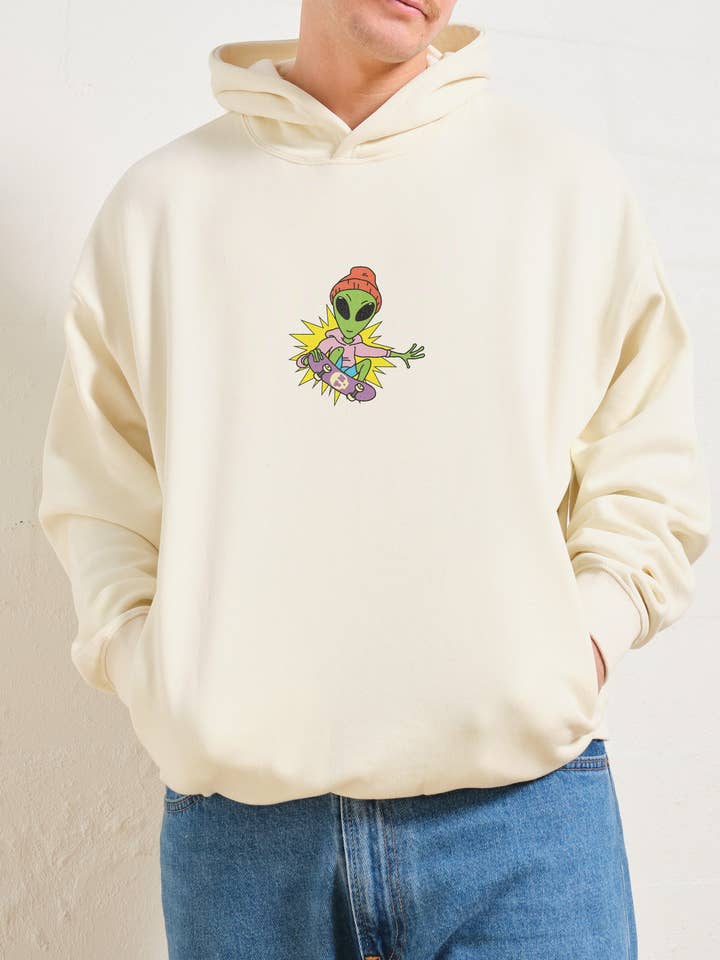 Alien Skate Hoodie for wholesale by Threadheads