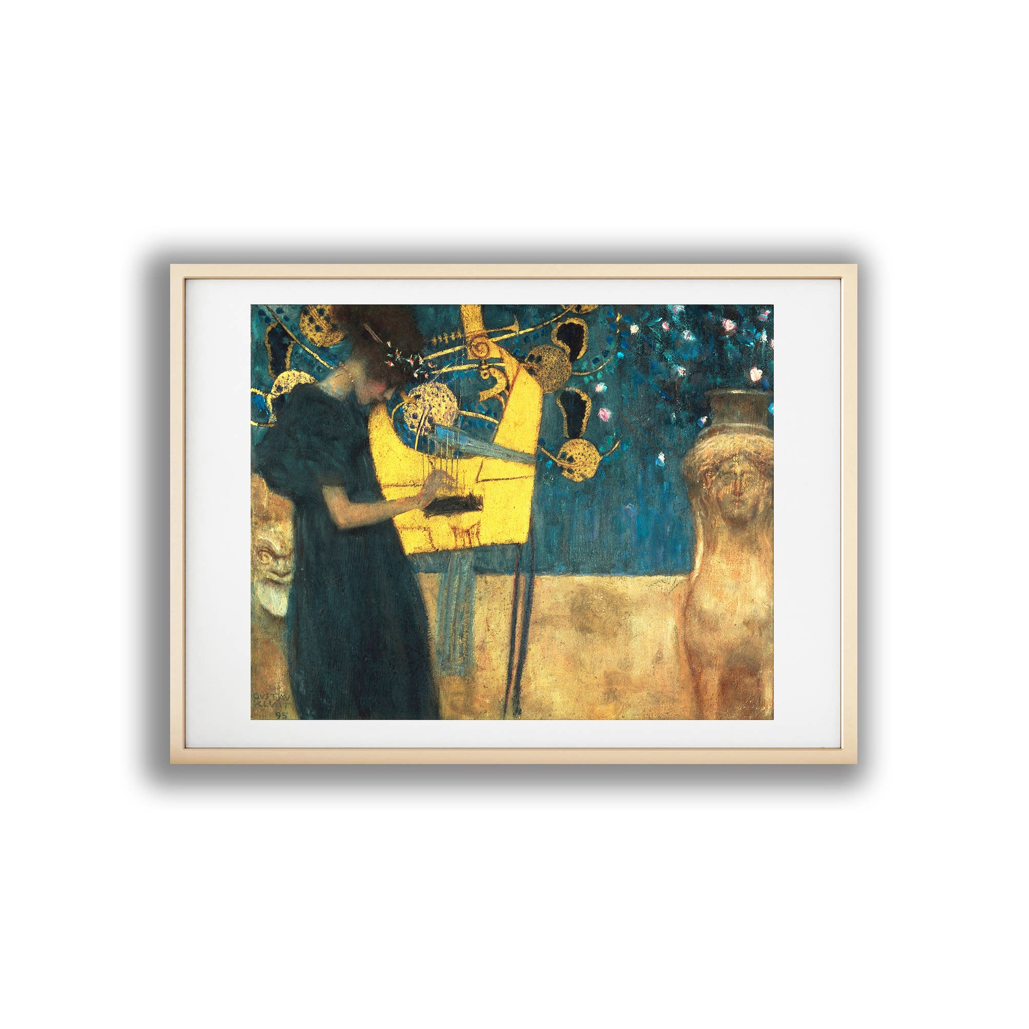 Go To Design - Wholesale Art Print - Fine art print The Music by Klimt unframed wall art3