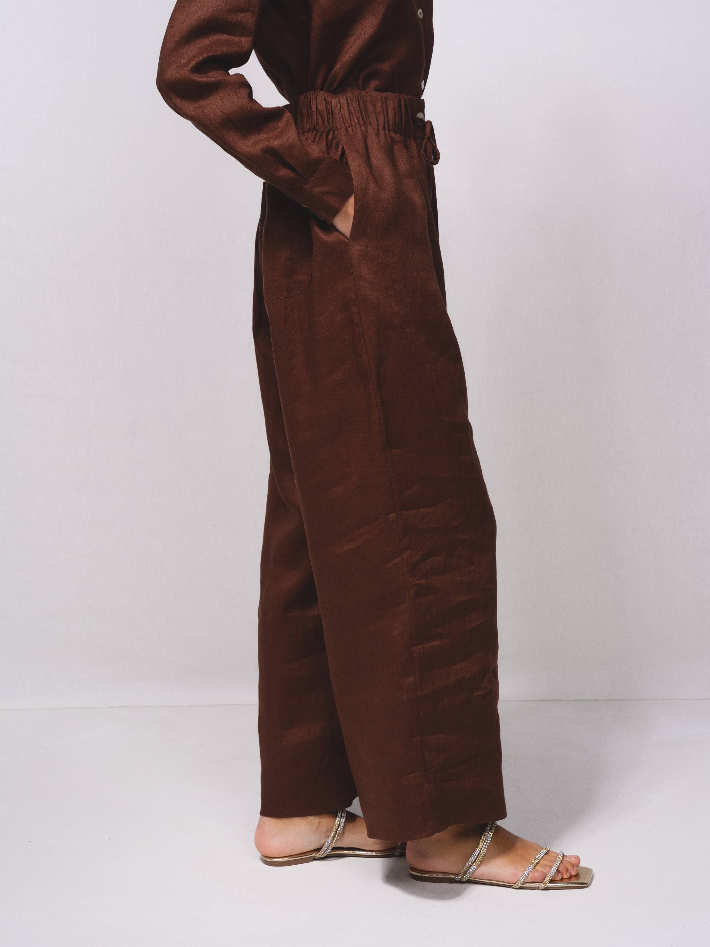 SMF - Wholesale Pants - Women's - 259635 - Linen pants11