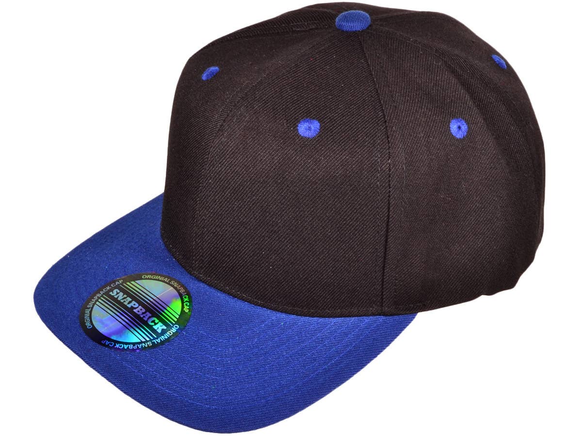 Buck Wholesale - Vente Casquette à visière plate – unisexe - Casquettes snapback unies à visière plate style vintage20