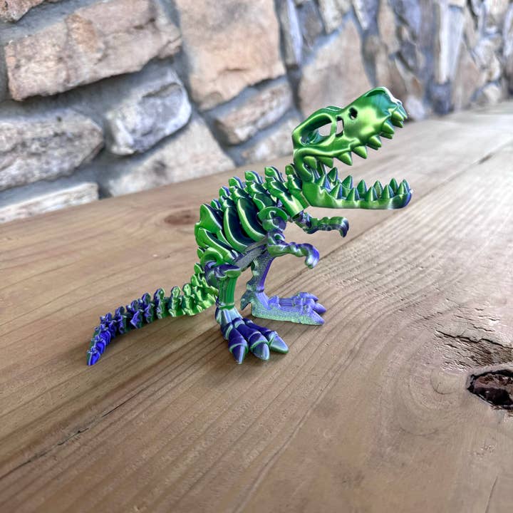 LNZ Custom Design – Brinquedo Fidget - Crianças por atacado – Esqueleto de Tyrannosaurus Rex impresso em 3D7