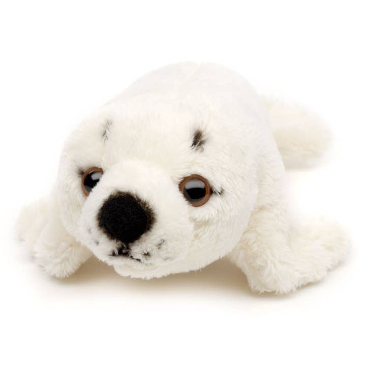 Uni Toys - Wholesale Stuffed/Plush Toy - Kids & Baby - Seal Plushie (white) - 19 cm (length) - cuddly/plush toy