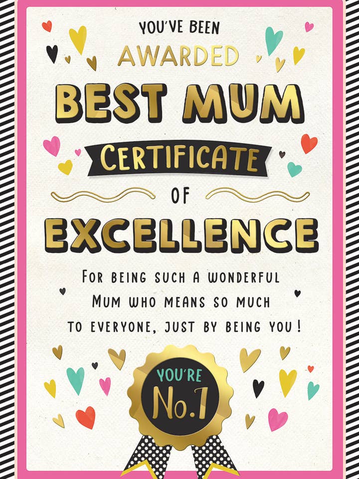 Cartão do Dia da Mãe, Mãe, Certificado por atacado de Piccadilly Greetings