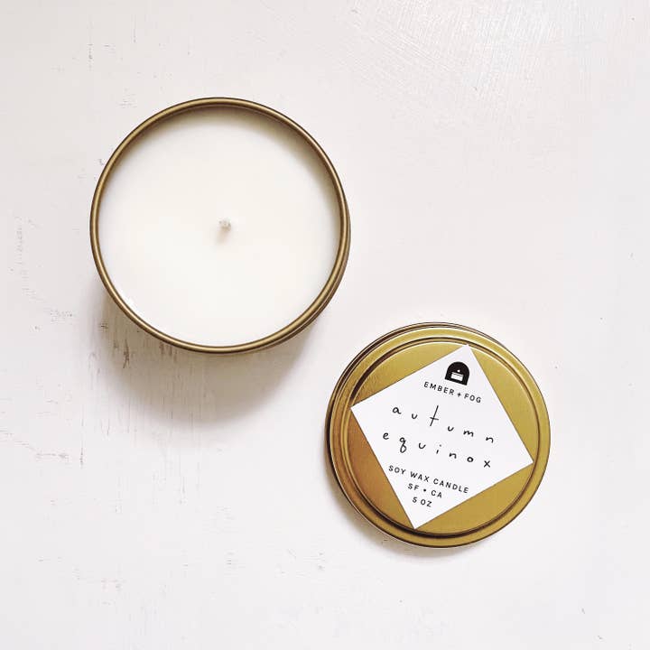Autumn Equinox - Bougie au soja de 5 oz (lot de 3) pour la vente par Ember + Fog