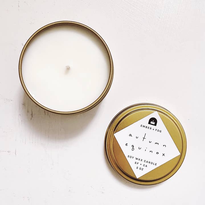 Ember + Fog - Wholesale Travel Candles - Autumn Equinox - 5 oz Soy Candle (Pack of 3)0