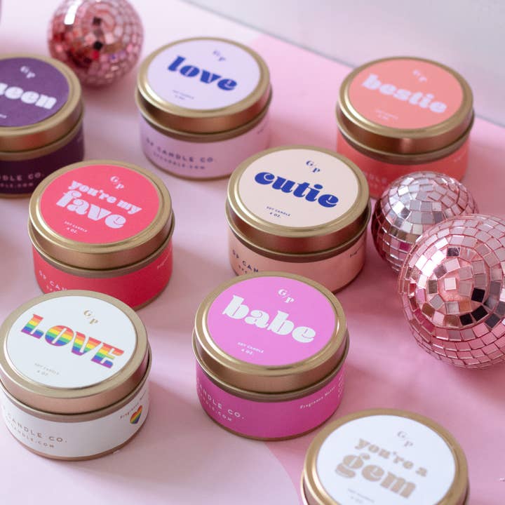 GP Candle Co. - Wholesale Travel Candles - Cutie Just Because 4 oz. Candle Tin3