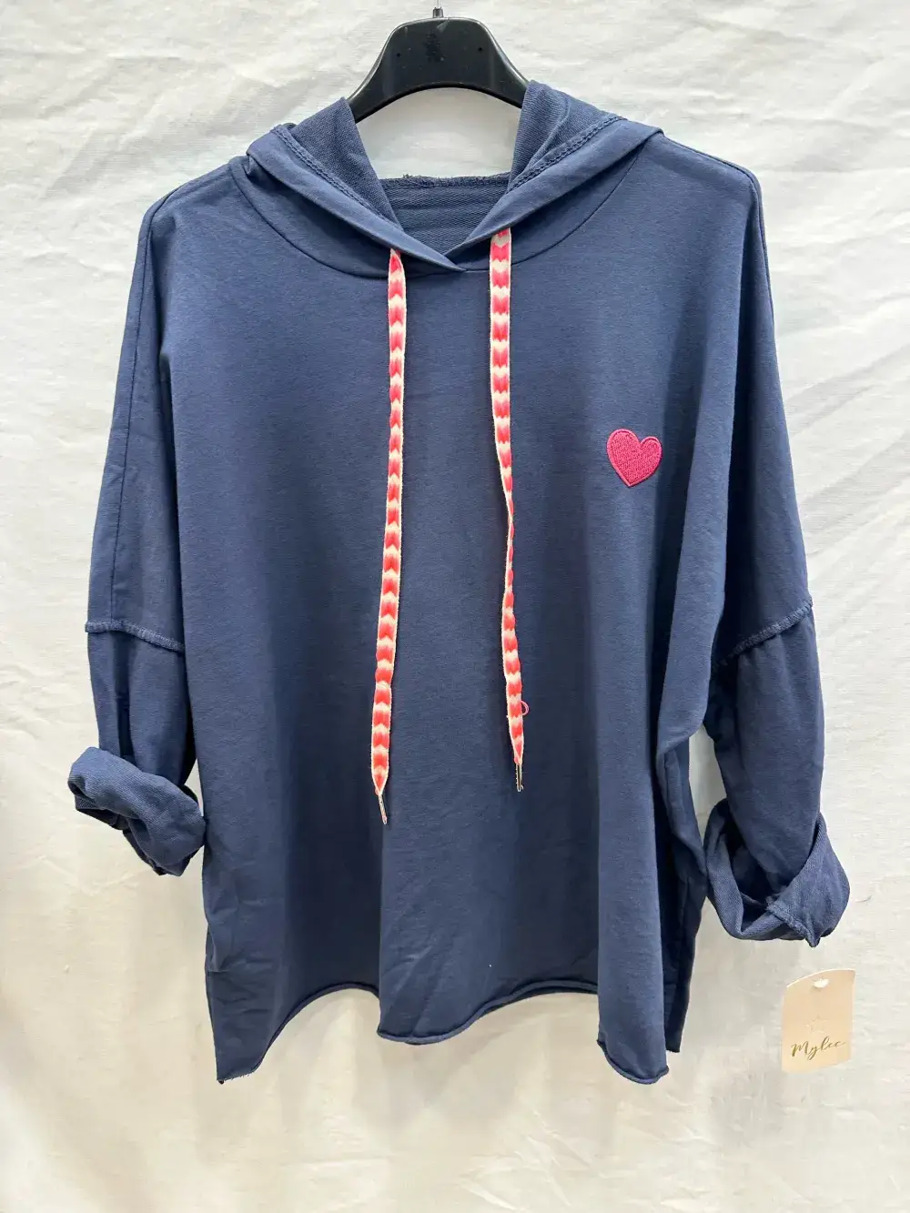 Mimi & Gogo - Wholesale Hoodie - Women's - Embroidered heart hoodie @9020_SweatCoeur9