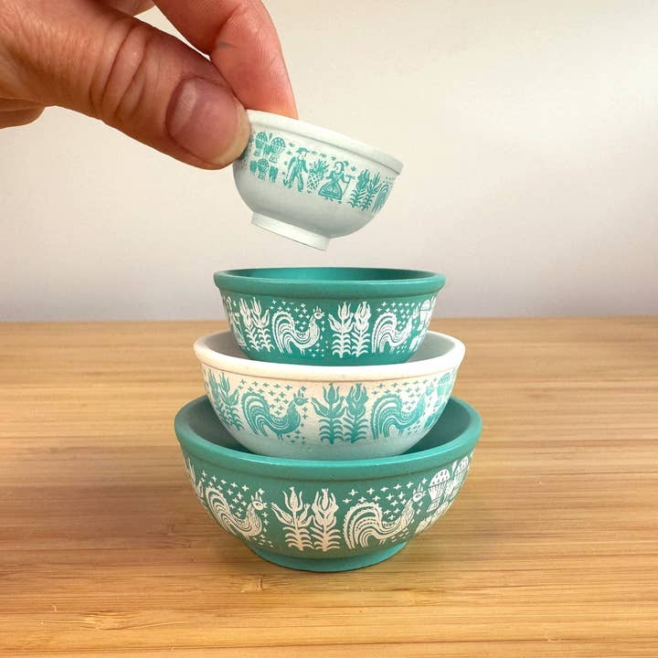 Twinkltoast - Wholesale Decorative Plate/Dish/Bowl - Stackable Miniature Vintage Bowls