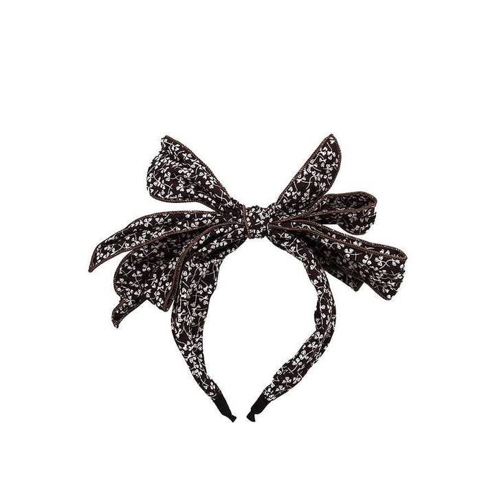 anbfashion – Engroshandel Pandebånd - Dame – KLØVER PRINT BUE PANDEBÅND 660