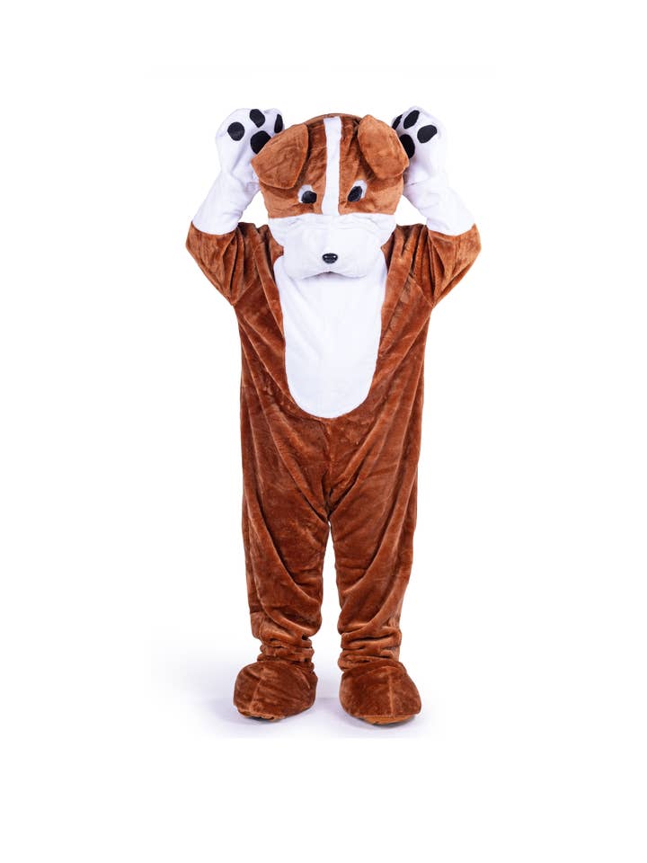 Bulldog Mascot Costume - Adults for wholesale by Dress Up America
