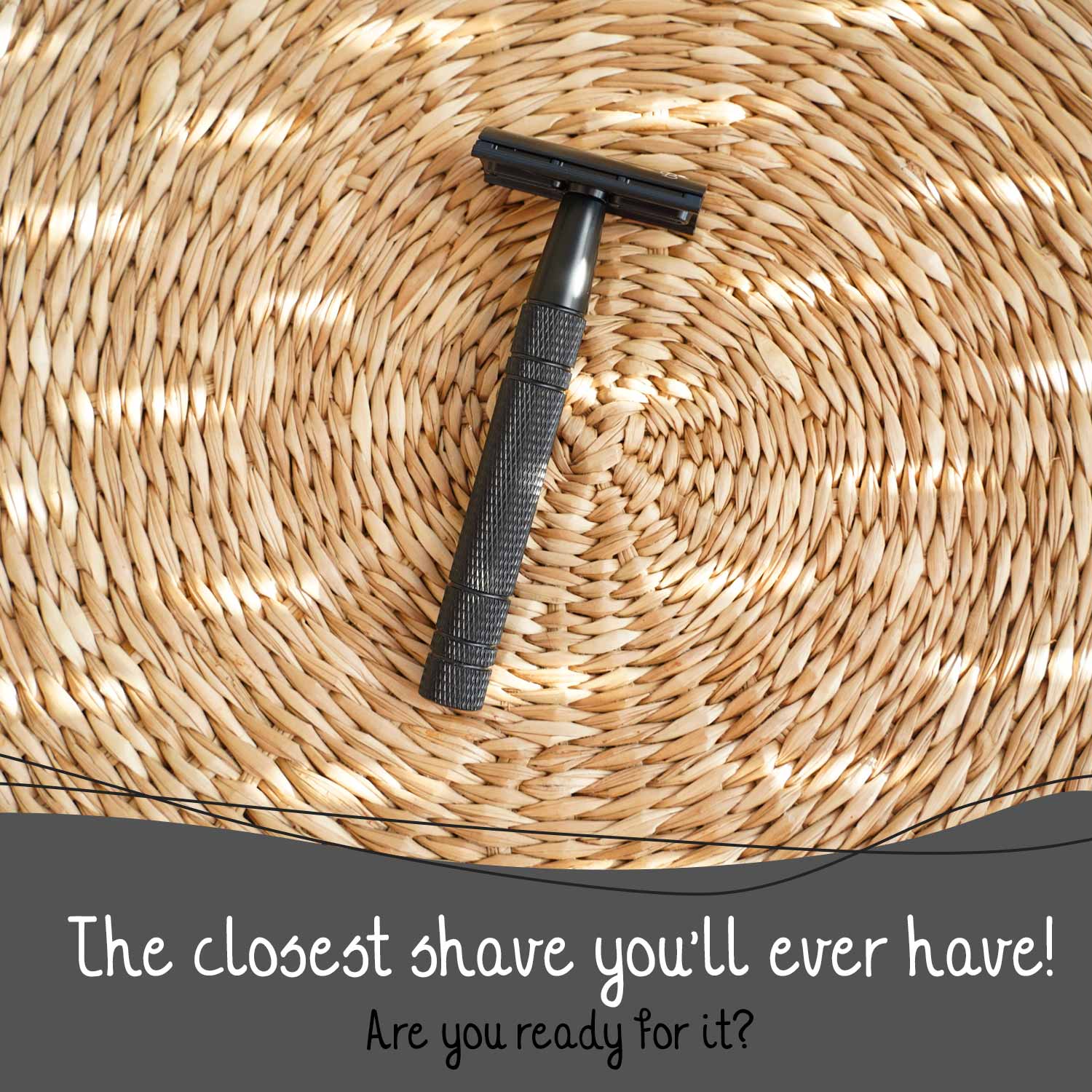 Bamboozy x Cosmeau - Wholesale Razor - Safety Razor Black Aluminium1