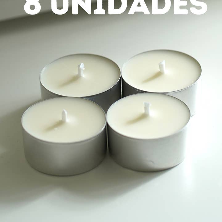 Tea Lights - Pack of 8 for wholesale by INZ Aragón S.Coop. Pequeña