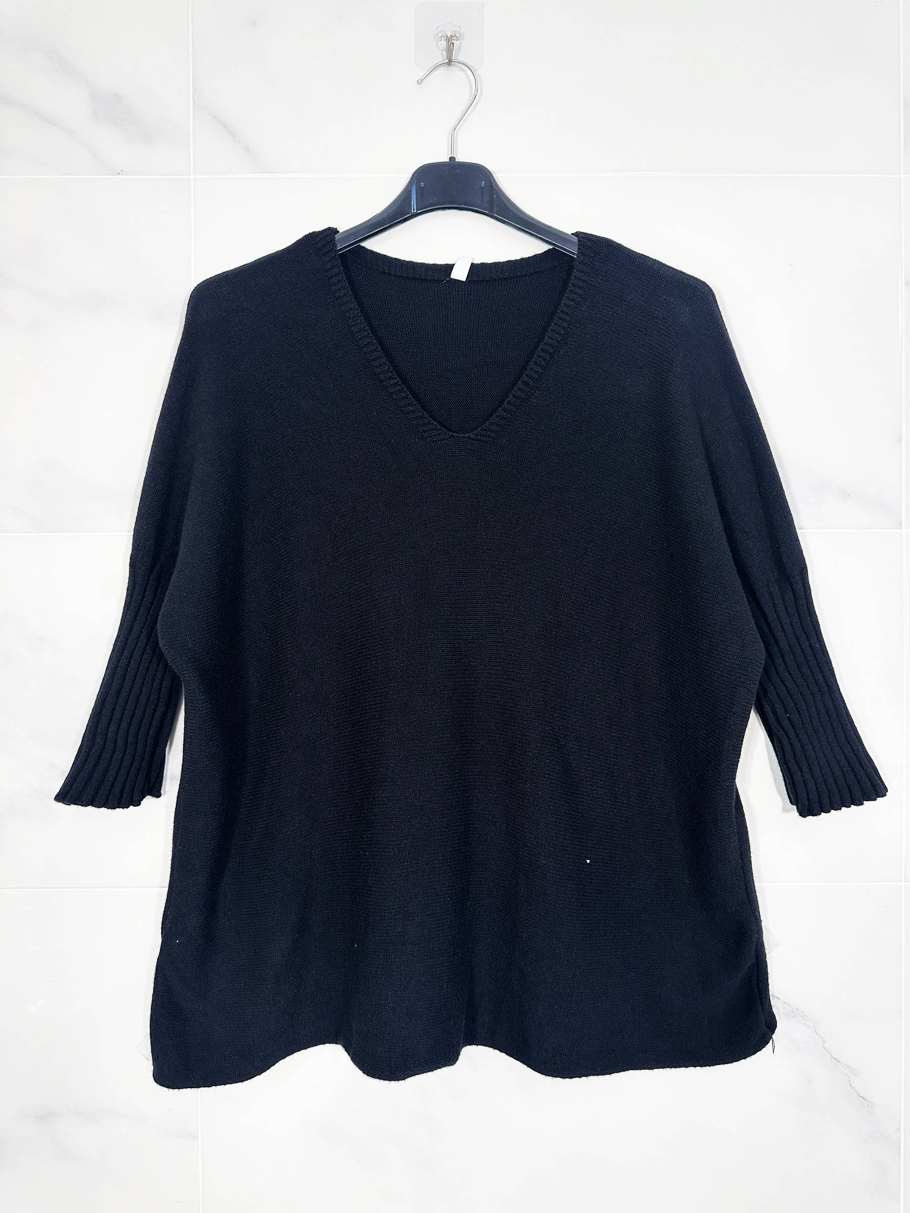 ZAFA PARIS - Wholesale Knit Sweater - Women's - 95F92H09-pullover with sleeves tightened at the elbow0