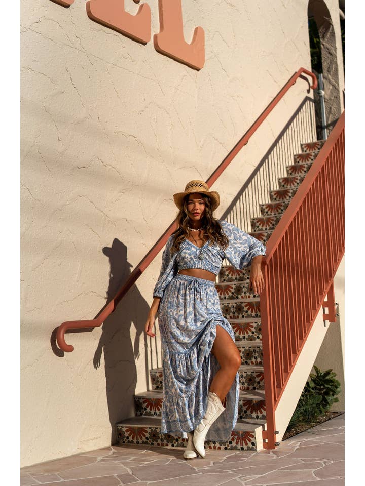 Barefoot Blonde Collection - Wholesale Skirt – Women’s - Arden Maxi Skirt7