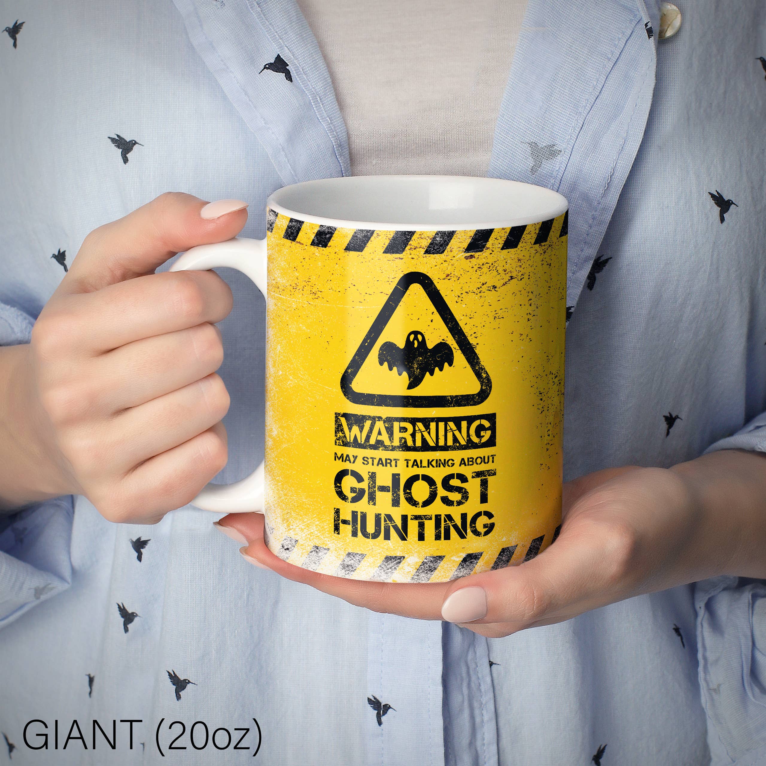Mug Monster – wholesale Coffee mug – Warning May Start Talking About Ghost Hunting Mug18