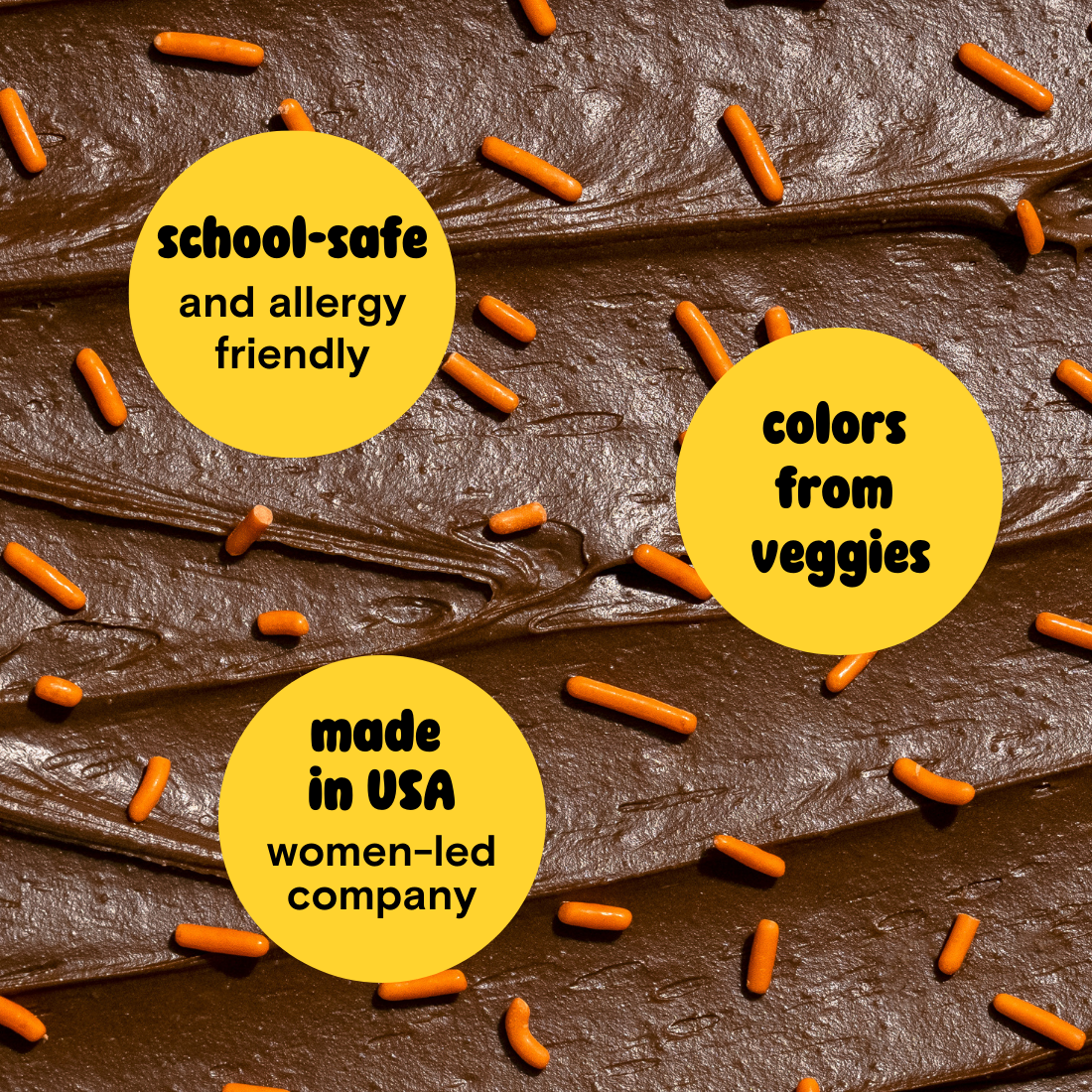 Supernatural - Wholesale Sprinkles - Dye-Free Softies Sprinkles: Orange1