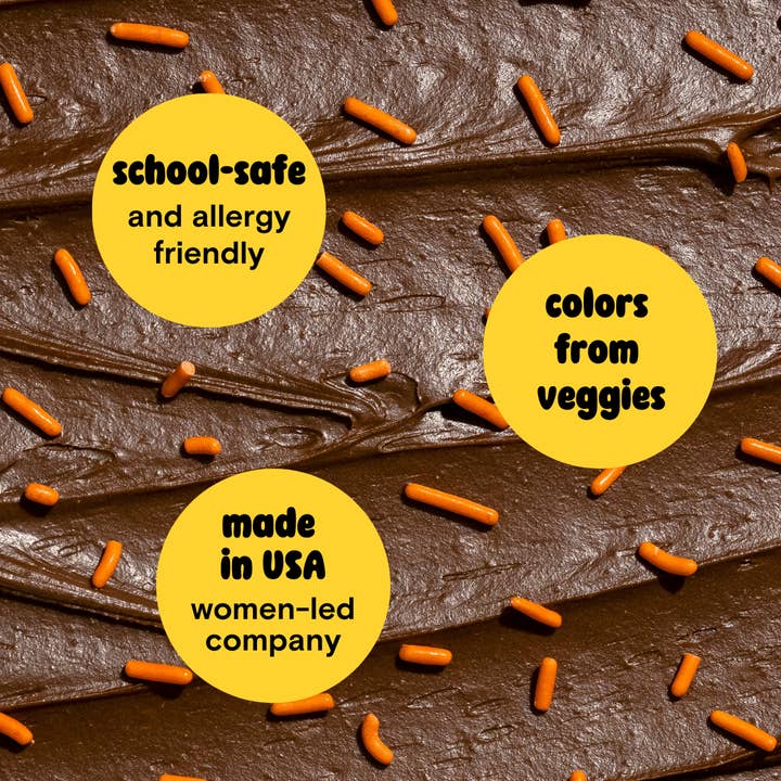 Supernatural - Wholesale Sprinkles - Dye-Free Softies Sprinkles: Orange1