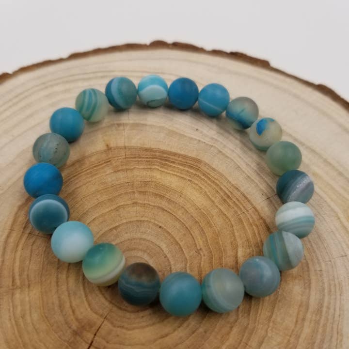 CHAKRA JEWELRY - Wholesale Beaded Bracelet - 8MM Energy Natural Stone Beads Yoga Bracelet