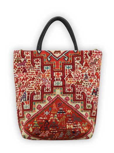 Sumak Kilim Tote for wholesale by Artemis Design Co.