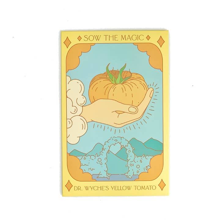 Sow the Magic - Wholesale Plant Seeds - Dr. Wyche's Yellow Tomato Tarot Garden + Gift Seed Packet