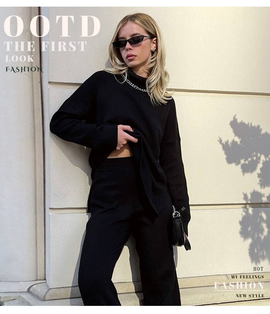 Marayn - Wholesale Tunic Sweater - Women's - 2025 AutumnWinter Chic Loose Knit Turtleneck Sweater28