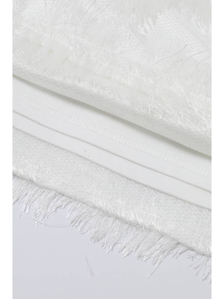 RIVIR - Wholesale Dress - Women's - Lace Long Sleeve Dress with Zigzag Pattern9