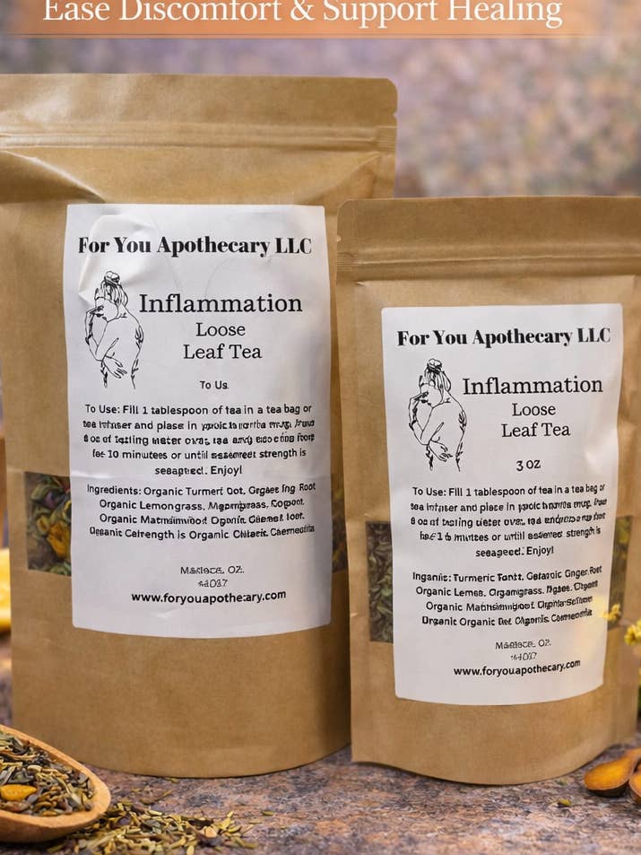 Thé contre l'inflammation pour la vente par For You Apothecary LLC