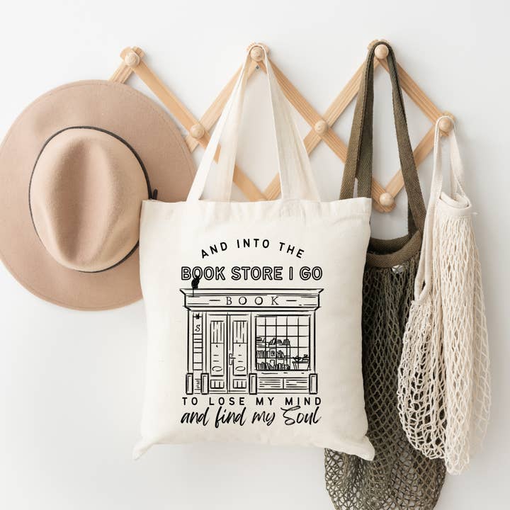 Nella Libreria Vado - Borsa di Tela per la vendita all'ingrosso da parte di The Gift Genie LLC