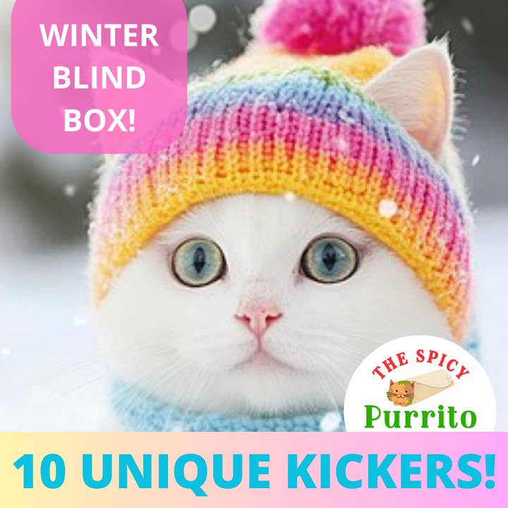 Winter Blind Box - Kitty Kickers Catnip Toys for wholesale by The Spicy Purrito